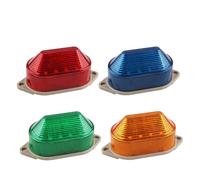 LED-3051 Strobe Signal Warning light 12V 24V 220V Indicator light LED Lamp small Flashing Light Security Alarm(DC 12V Blue)
