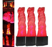 LED 3D Electric Artificial Fire Flame Lamp with Remote Control, Fake Campfire Machine for Stage DJ Party Disco Nightclubs