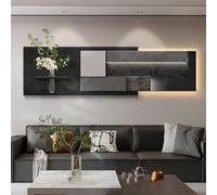 LED 3D Wall Art - Illuminated Decorative Piece for Living Room, Office, and Study Interior Design