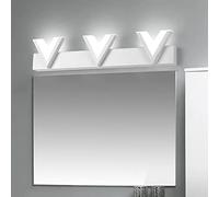 Led Acrylic Bathroom Mirror Light V-Shaped Bedroom Wall Light Cool White 6000K Mirror Cabinet Lamp Waterproof Anti Fog Makeup Light