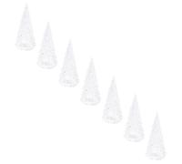 LED Acrylic Christmas Tree 7pcs Desktop Ornament for Christmas Decor