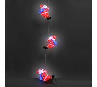 LED acrylic figure Father Christmas Trio