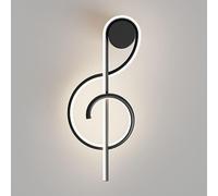 LED Acrylic Wall Lamp Creative Musical Note Wall Light-3 Color Mode,21W Acrylic Wall Sconce for Bedroom Living Room Study Room Dining Room Stairs Porch Hall Restaurant,Indoor Decor Lighting Fi