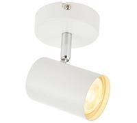 LED Adjustable Ceiling Spotlight Matt White Single GU10 Dimmable Downlight