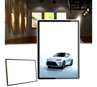 LED Advertising Light Box, Double-Sided Illuminated Light Box, Light Up Menu Holder, Charged Via USB+ultra-thin frame, for Restaurants, Hotels, Stores, Offices,B,60 * 80CM