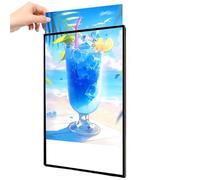 Led Advertising Light Box, Ultra-thin Tempered Glass Light Box, Illuminated Wall Ceiling Mounted Bracket Backlit Menu Board, Plug-in Advertising Frame Display,illuminated Poster Holder A3