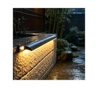 LED Aluminum Curved Drip Edge Water Diverter, Width 25mm & 50mm | Heavy-Gauge Alu Water Diverter, Custom Fit, Easy Assembly, Versatile Trim(50mm/1.97in,4pcs)