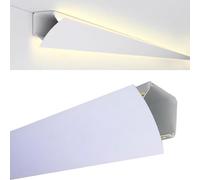 LED Aluminum Profile Channel with Diffuser Indirect Lighting Molding for Core 11.5ft Crown Moulding Skirting BoardNo LED Strip Included