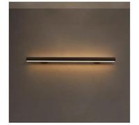LED Aluminum Stair Railing Handle - Wall-Mounted Lighted Assist Bar for Entryways Villa Passages (Black-Right 47.3"/1.2m) - Safe & Stylish Support