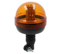 LED Amber Flashing Beacon Hazard Warning Lamp Flexi Mount Pole 12v or 24v