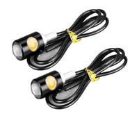 LED Amber Moto Turn Light 12V Daytime Running Lamp With Spacer M6 Thread Mount Side Marker For Scooter Dirt Bike Brake Taillight Turn Signals