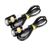 LED Amber Moto Turn Light 12V Daytime Running Lamp With Spacer M6 Thread Mount Side Marker For Scooter Dirt Bike Brake Taillight Turn Signals