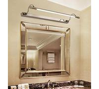 Led American Style Bath Mirror Lamp, Waterproof Mirror Light, Retro Bronze Bathlight, Anti Fog Makeup Light,Dimmable Temperature Bathroom Lighting/66Cm12W
