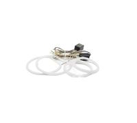 LED Angels Eyes For BMW E65 E66 PRE FACELIFT 745i 745Li 760Li 760i 2002-2005 SMD Cotton Light Switchback LED Angel Eye Ring Kit Angel Eye Kit(White and yellow)