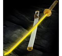 LED Anime Sword Battery Powered Light Up Cosplay Prop, Luminous Bamboo Blade Display Sword for Anime Fans, Collectors, Photoshoots and Cosplay Events, 104cm, Age 14+