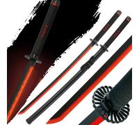 LED Anime Sword Battery Powered Light Up Cosplay Prop, Luminous Bamboo Blade Display Sword for Anime Fans, Collectors, Photoshoots and Cosplay Events, 104cm, Age 14+