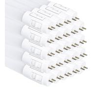 LED ATOMANT Pack of 24 LED Tubes 60 cm 9 W, CCT (Warm, Neutral and Cold White Colour Selector), 1100 Lumens, LED Starter Included, T8 Standard