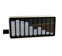 LED Audio Level Indicator AK1016 Spectrum Light, 10x16 Resolution Mic Input, 8-Level Brightness for Music Party Stage
