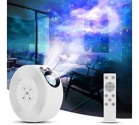 LED Aurora Projector Galaxy Projector with Moon,Smart Night Light Kids Adults 3D Star Projector Light Adjustable Speed and Brightness 7 Colors Baby Lights Projector for Bedroom,Gift for Kids Adult