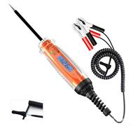 LED Automotive Voltage Detector with LCD Display for Bidirectional Testing of Vehicle Circuits and Batteries from 1 to 75 Volts