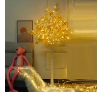 LED Autumn Tree Illuminated Light Tree 180cm with Remote Control 8 Light Modes, Maple Leaf Tree Lights with 108 Warm White LED Artificial Christmas Tree in Maple Look Indoor & Outdoor