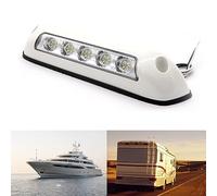 LED Awning Light, 8W 12V 24V Waterproof Wall Lamps Replacement for RV Canopy Porch Boat Caravan Trucks, Utility Light RV Exterior Lighting, 6000K, 8inch, White Light