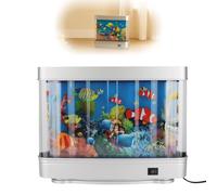 LED Baby Aquarium Light - Simulated Underwater World Mobile Toy Aquarium, Silent Energy-Saving Fish Lamp, Soft Night Light Virtual Fish Tank, Home and Office Multi-Scene Decoration Artifact