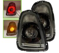 LED Back Rear Tail Lights Pair Set Black For Mini One Cooper Clubman R56 R58