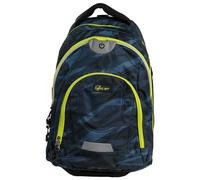 LED backpack Wheel Bee Trolley Bleu 35 L