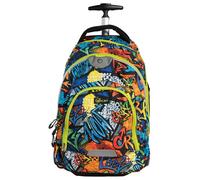 LED backpack Wheel Bee Trolley Multicolore 35 L
