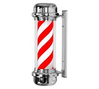 LED Barber Pole Waterproof Barber Pole Light Barbershop Retro Rotating Lamp Hair Salon High Hardness Wall-Mounted Waterproof Sign Light Box