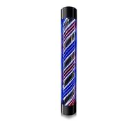 LED Barbers Pole Hair Salon Logo Indoor Outdoor Waterproof Rotating Light Barber Shop Open Sign Save Energy Wall-Mounted Wall Light