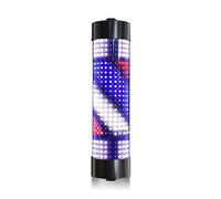LED Barbers Pole Light Wall Mount Rotating Illuminating Salon Shop Sign - Outdoor Barber Pole for Hair Salon, Hairdressing, Barbershop Sign