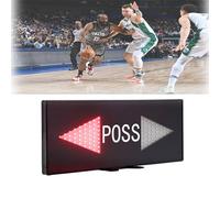 LED Basketball Possession Indicator, Electronic Basketball Possession Arrow, High Brightness, Good Visibility, Two Power Modes, Direction Display, for Competitions, Training, Basketball