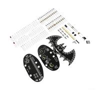 LED Bat Soldering Kit,DIY Electronics Assembly Project For Halloween Desk | Bat Soldering Practice Kit,DIY LED Night Light With 5 Modes For Halloween Decor