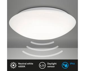 LED Bathroom Ceiling Light IP44 Lamp Kitchen Motion Sensor Detector White