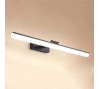 LED Bathroom Light Over Mirror Vanity Mount Lamp, Modern Minimalist Rotatable Indoor Wall Lights, Adjustable LED Wall Lamps & Sconces for Bathroom Vanity and Home Lighting Decor(Black,50cm)
