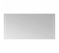 LED Bathroom Mirror 100 x 50 cm Glass with USB Interface IP65 Waterproof Makeup Mirror for Bathroom Wall Mounting Lighting and Practical Use in Hallway Bedroom
