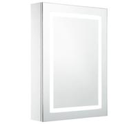 Vidaxl LED Bathroom Mirror Cabinet 50X13X70 Cm, White