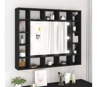 Led Bathroom Mirror Cabinet Wall-Mounted Cupboard Storage Display Wall Rack