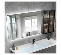 LED Bathroom Mirror Cabinet Wall-Mounted Medicine Cabinet with Anti-Fog Storage Space for Bathroom Stylish and Functional Frs 60 cm Modern Vanity Mirror with Lights