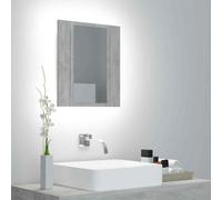 LED Bathroom Mirror Cabinet Washroom Mirror Furniture Storage Cabinet vidaXL