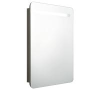 LED Bathroom Mirror Cabinet Washroom Wall Cabinet Storage Vanity Unit vidaXL