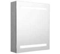 LED Bathroom Mirror Cabinet Washroom Wall Cabinet Storage Vanity Unit vidaXL