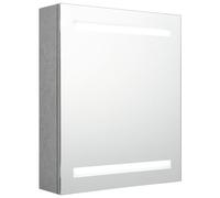 LED Bathroom Mirror Cabinet Washroom Wall Cabinet Storage Vanity Unit vidaXL
