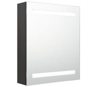 LED Bathroom Mirror Cabinet Washroom Wall Cabinet Storage Vanity Unit vidaXL