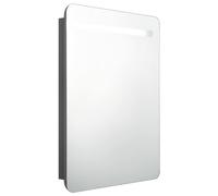 LED Bathroom Mirror Cabinet Washroom Wall Cabinet Storage Vanity Unit vidaXL