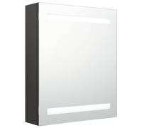 LED Bathroom Mirror Cabinet Washroom Wall Cabinet Storage Vanity Unit vidaXL