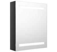 LED Bathroom Mirror Cabinet Washroom Wall Cabinet Storage Vanity Unit vidaXL