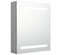 LED Bathroom Mirror Cabinet Washroom Wall Cabinet Storage Vanity Unit vidaXL